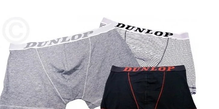 Kvalitní pánské boxerky DUNLOP 2 ks