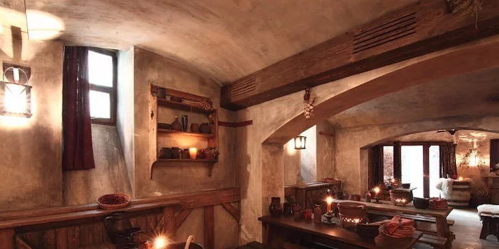 Staročeské menu o třech chodech ve středověké krčmě