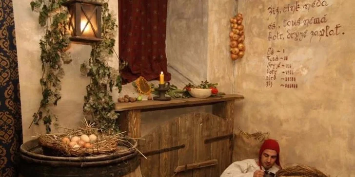 Staročeské menu o třech chodech ve středověké krčmě