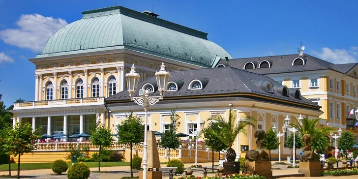 Báječné wellness balíčky s chutnou polopenzí ve Františkových Lázních