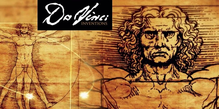 Vstupné na unikátní výstavu Da Vinci ve Velkém sále Lucerny