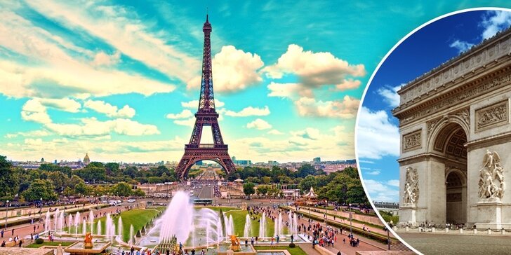 Paříž a Versailles včetně dopravy a ubytování se snídaní