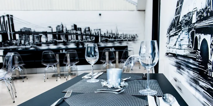 Tříchodové menu v krásné restauraci La Marco