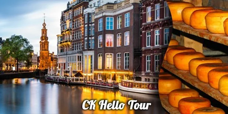 Podzimní prázdniny v Amsterdamu s ochutnávkou sýrů