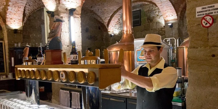 Degustační tříchodové menu pro dva v Pivovarské restauraci