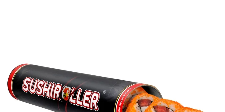 Revoluční balení čerstvého sushi ve vymakaném tubusu