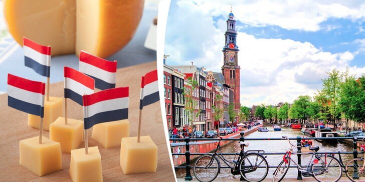Sobota v Amsterdamu s ochutnávkou sýrů zdarma