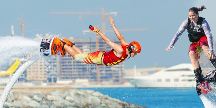 Flyboard - adrenalinová vodní jízda na Vltavě