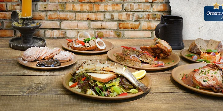 Staročeské menu o třech chodech ve středověké krčmě
