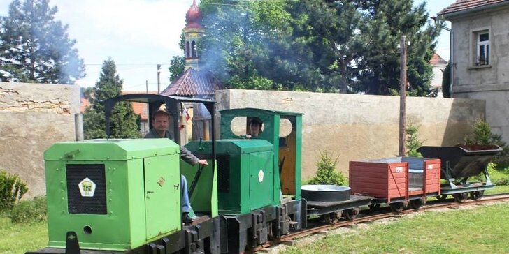 Rodinná návštěva železničního muzea u Prahy