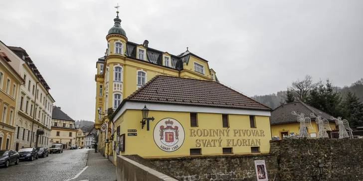 Hotel Císař Ferdinand sa nachádza v objekte bývalej sladovne loketského pivovaru.