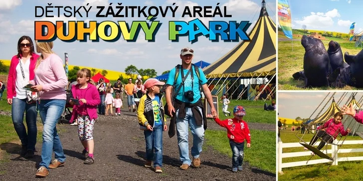Celodenní dárková vstupenka do Duhového parku u Prahy
