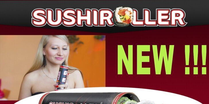 Revoluční balení čerstvého sushi ve vymakaném tubusu