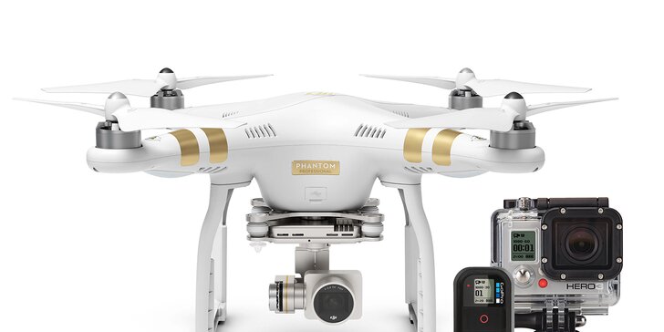 Unikátní zážitek s létajícím Dronem nebo kamerou GoPro