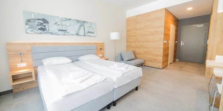 Na výběr jsou apartmány o výměře 28 až 64 m². 