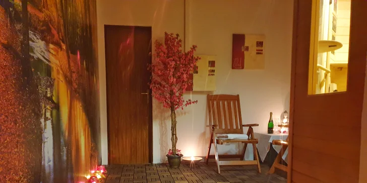 Pustit si tu také můžete relaxační hudbu (je zde také možnost zapojit si flash disk, a pustit si tak vlastní oblíbené skladby).