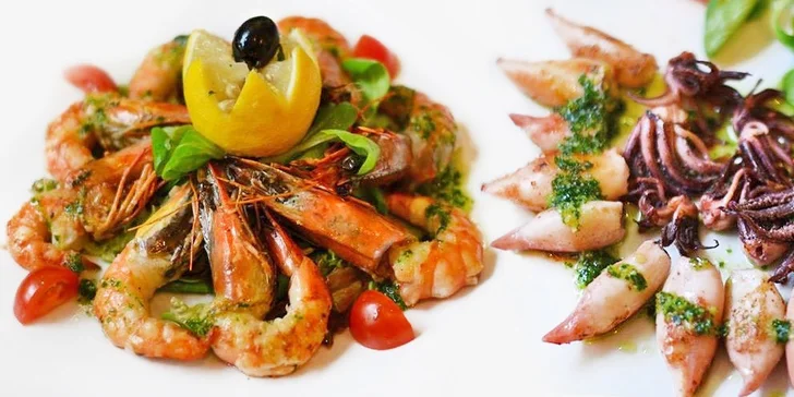 Bohaté masové nebo rybí tapas menu pro dva