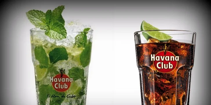 Osvěžující Cuba Libre nebo Mojito pro dva