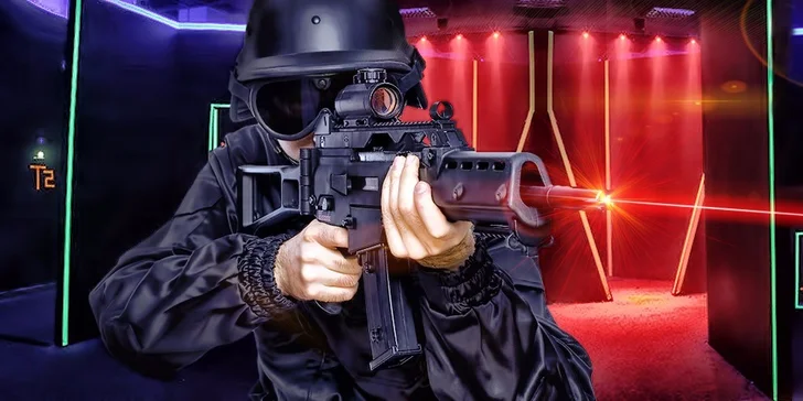 2 adrenalinové laserové hry ve sci-fi aréně ve Zlíně
