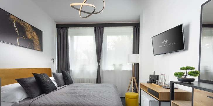 Ubytujete se ve 2lůžkovém pokoji Comfort či prostornějším Comfort+.