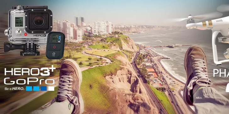 Unikátní zážitek s létajícím Dronem nebo kamerou GoPro