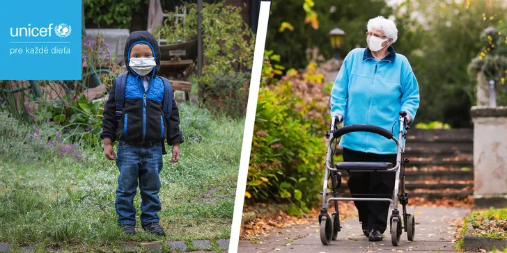 Pomôžte zabezpečiť rúška pre ohrozených - deti a seniorov