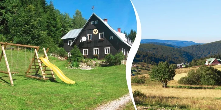 Třídenní pobyt s polopenzí v Krkonoších s vířivkou či saunou