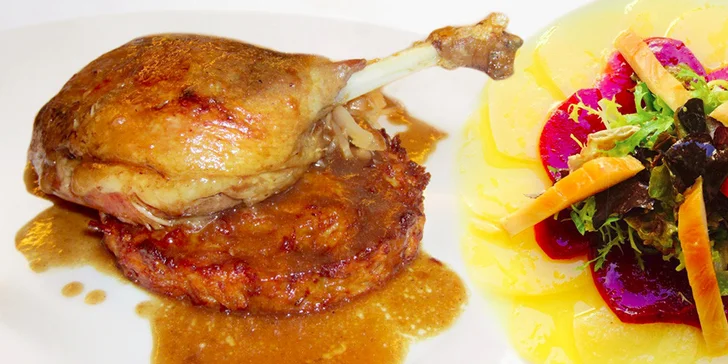 Dvouchodové menu i s pitím pod Prašnou bránou