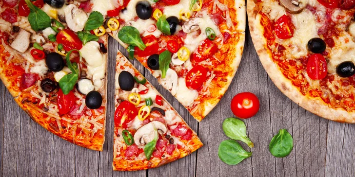 2 italské pizzy v originální pizzerii v centru Plzně