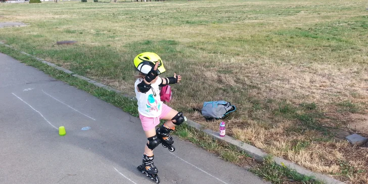Skupinový kurz in-line bruslení pro děti a dospělé