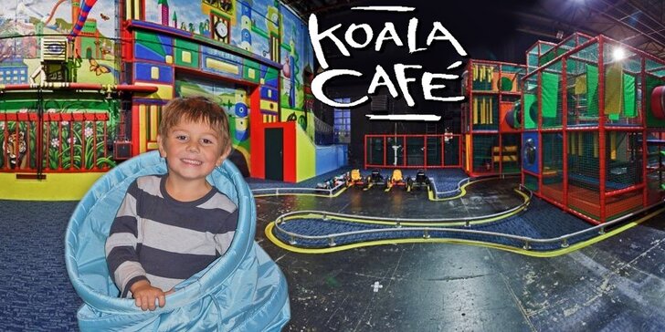 Vstup do rodinného zábavního centra Koala Café včetně nápoje