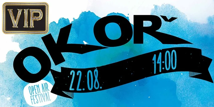 Vstupenka pro 1 osobu na Festival Okoř 2015