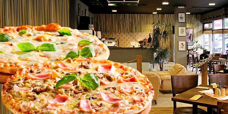 Návštěva restaurace La Fonduta v Liberci a 2 pizzy z bohaté nabídky