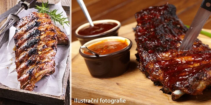 Kilo pečených žebírek v restauraci U Klimešů
