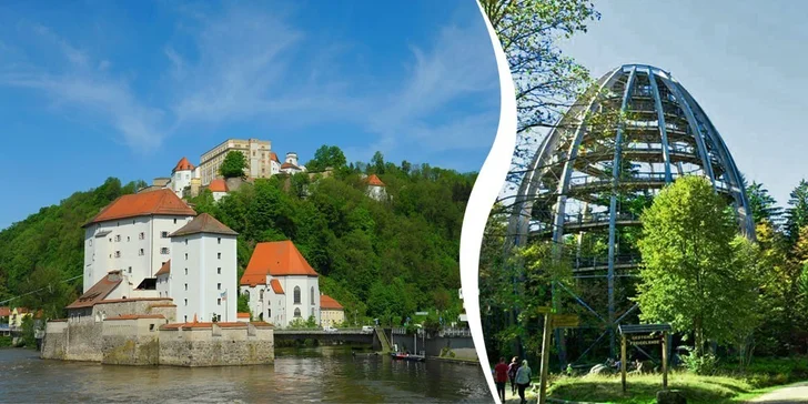 Pasov a unikátní Stezka v korunách stromů v Bavorském lese