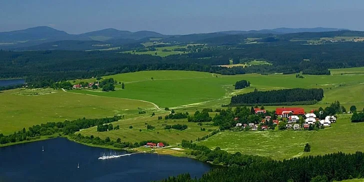 Bezvaný odpočinek přímo na břehu Lipenské přehrady