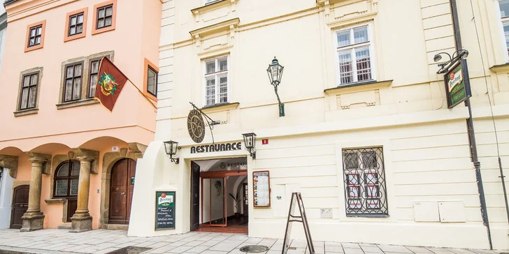 3chodové degustační menu pro dva v restauraci U Tří Lvů