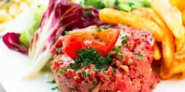 Belgický tatarák (300 g) pro dva U Zlaté cihly
