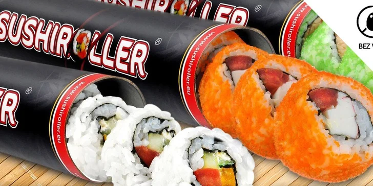 Revoluční balení čerstvého sushi ve vymakaném tubusu