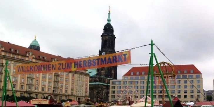Podzimní trhy v Drážďanech a nákupy v Heidenau a PRIMARK