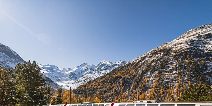 Jízda vyhlídkovým vlakem Bernina Express s možností ubytování v Davosu