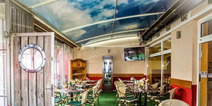 3chodové italské menu s pizzou nebo těstovinami pro dva