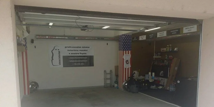 Čištění interiérů vozidel v centru Teplic