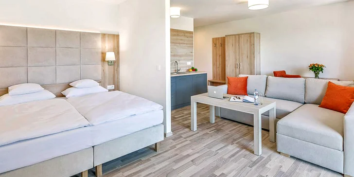 Apartmán Deluxe i Suite vám poskytnou veškeré pohodlí.