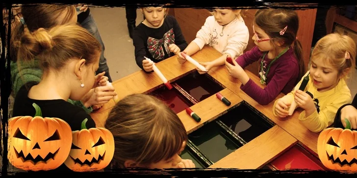 Vlastnoruční vyrábění svíček nebo ozdob na Halloween