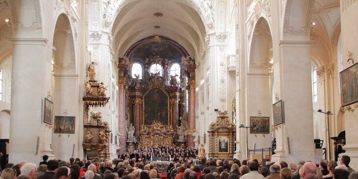 Vstupenka na koncert díla Mozarta Requiem v kostele Nejsvětějšího Salvátora