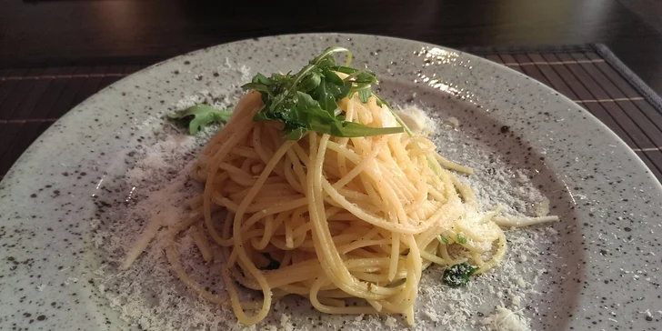 Italské menu pro dva: těstoviny nebo risotto dle výběru
