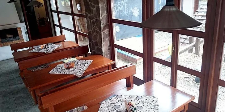 V restauraci si vychutnáte polopenzi.