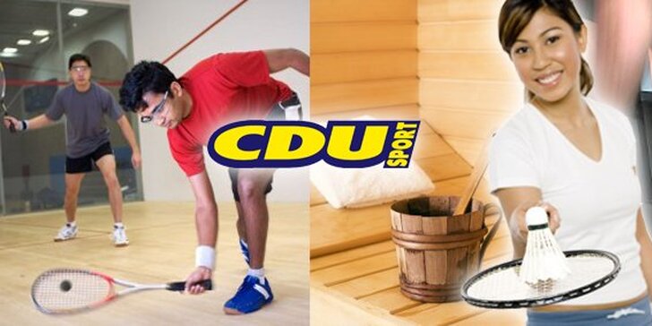 199 Kč za permanentku do CDU Sport v hodnotě 400 Kč. Sportovní i relaxační aktivity - squash, badminton, sauna a mnoho dalších s 50% slevou.