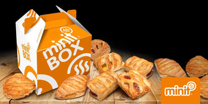Minit box: 15 minidobrot dle výběru na kterékoliv z 11 vybraných poboček